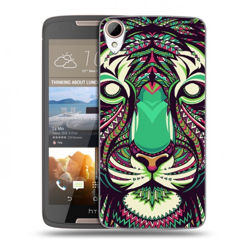 Дизайнерский пластиковый чехол для HTC Desire 828 Животные ацтеков