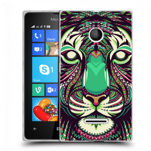 Дизайнерский пластиковый чехол для Microsoft Lumia 435 Животные ацтеков