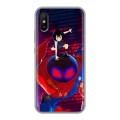 Дизайнерский силиконовый с усиленными углами чехол для Xiaomi RedMi 9A Человек-паук : Через вселенные