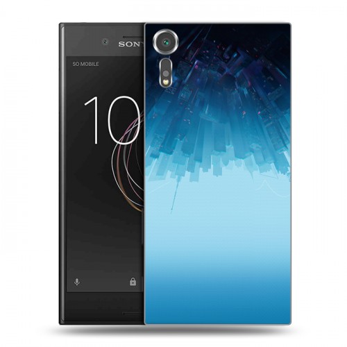 Дизайнерский пластиковый чехол для Sony Xperia XZs Человек-паук : Через вселенные