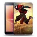 Дизайнерский силиконовый чехол для Samsung Galaxy Tab A 8.0 (2017) Человек-паук : Через вселенные