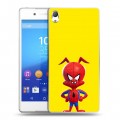 Дизайнерский пластиковый чехол для Sony Xperia Z3+ Человек-паук : Через вселенные