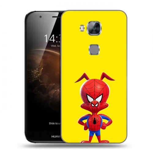 Дизайнерский пластиковый чехол для Huawei G8 Человек-паук : Через вселенные