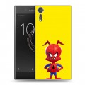 Дизайнерский пластиковый чехол для Sony Xperia XZs Человек-паук : Через вселенные