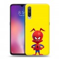 Дизайнерский силиконовый с усиленными углами чехол для Xiaomi Mi9 Человек-паук : Через вселенные