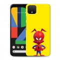 Дизайнерский силиконовый чехол для Google Pixel 4 XL Человек-паук : Через вселенные