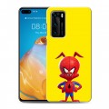 Дизайнерский силиконовый с усиленными углами чехол для Huawei P40 Человек-паук : Через вселенные