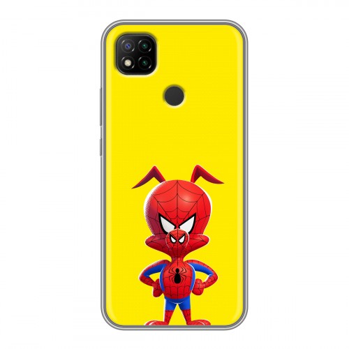 Дизайнерский силиконовый чехол для Xiaomi RedMi 9C Человек-паук : Через вселенные