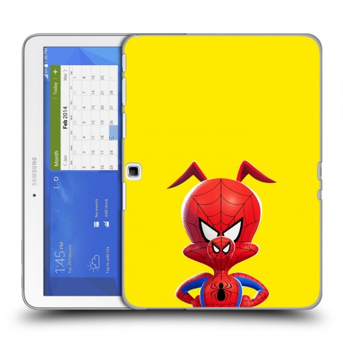 Дизайнерский силиконовый чехол для Samsung Galaxy Tab 4 10.1 Человек-паук : Через вселенные