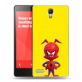 Дизайнерский пластиковый чехол для Xiaomi RedMi Note Человек-паук : Через вселенные