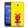 Дизайнерский пластиковый чехол для Sony Xperia E4g Человек-паук : Через вселенные