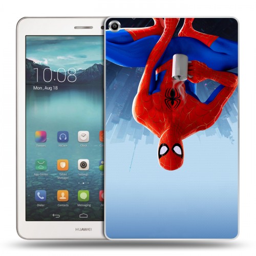 Дизайнерский силиконовый чехол для Huawei MediaPad T1 8.0 Человек-паук : Через вселенные
