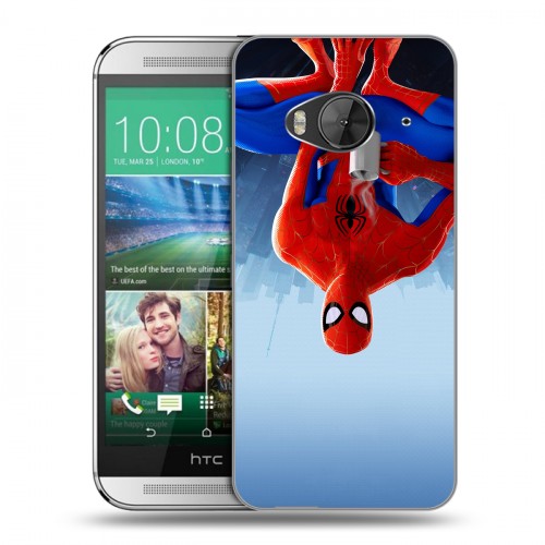 Дизайнерский силиконовый чехол для HTC One ME Человек-паук : Через вселенные