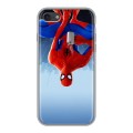 Дизайнерский силиконовый с усиленными углами чехол для Iphone 7 Человек-паук : Через вселенные