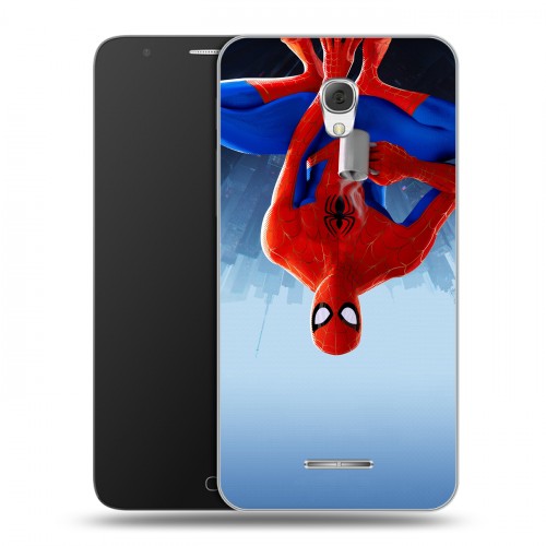 Дизайнерский пластиковый чехол для Alcatel Pop 4 Plus Человек-паук : Через вселенные