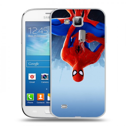 Дизайнерский пластиковый чехол для Samsung Galaxy Premier Человек-паук : Через вселенные