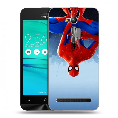 Дизайнерский пластиковый чехол для ASUS ZenFone Go ZB500KL Человек-паук : Через вселенные