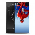 Дизайнерский пластиковый чехол для Sony Xperia XZs Человек-паук : Через вселенные