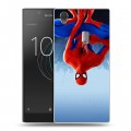 Дизайнерский пластиковый чехол для Sony Xperia L1 Человек-паук : Через вселенные