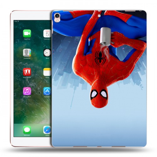Дизайнерский силиконовый чехол для Ipad Pro 10.5 Человек-паук : Через вселенные