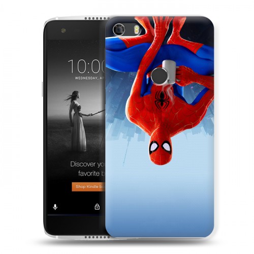 Дизайнерский силиконовый чехол для Alcatel Idol 5S Человек-паук : Через вселенные