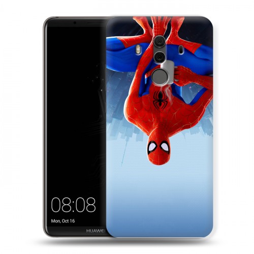 Дизайнерский пластиковый чехол для Huawei Mate 10 Pro Человек-паук : Через вселенные