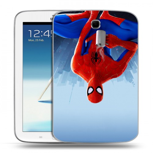 Дизайнерский силиконовый чехол для Samsung Galaxy Note 8.0 Человек-паук : Через вселенные