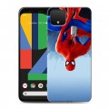 Дизайнерский пластиковый чехол для Google Pixel 4 XL Человек-паук : Через вселенные