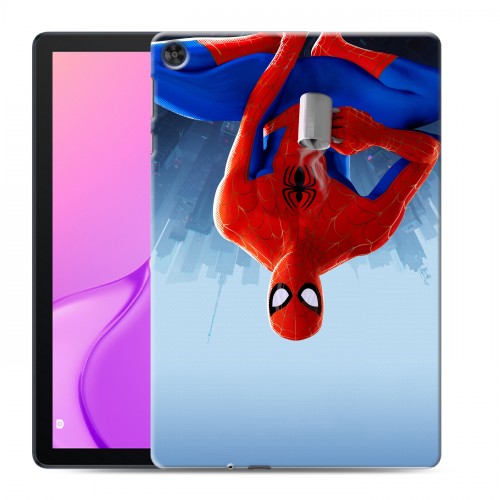 Дизайнерский силиконовый чехол для Huawei MatePad T10 Человек-паук : Через вселенные