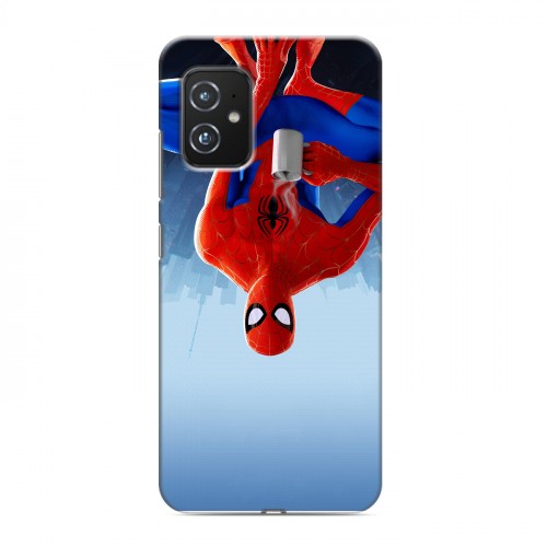 Дизайнерский силиконовый чехол для ASUS ZenFone 8 Человек-паук : Через вселенные