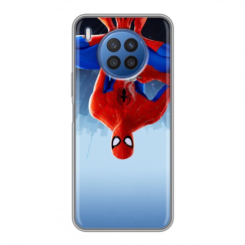 Дизайнерский силиконовый с усиленными углами чехол для Huawei Nova 8i Человек-паук : Через вселенные