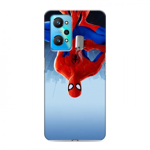 Дизайнерский силиконовый с усиленными углами чехол для Realme GT Neo 2 Человек-паук : Через вселенные