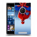 Дизайнерский пластиковый чехол для Nokia Lumia 830 Человек-паук : Через вселенные