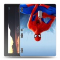 Дизайнерский силиконовый чехол для Lenovo Tab 2 A10 Человек-паук : Через вселенные