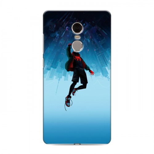 Дизайнерский силиконовый чехол для Xiaomi RedMi Note 4 Человек-паук : Через вселенные