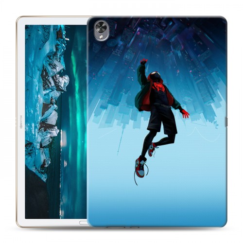 Дизайнерский силиконовый чехол для Huawei MediaPad M6 10.8 Человек-паук : Через вселенные