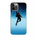 Дизайнерский силиконовый чехол для Iphone 12 Pro Max Человек-паук : Через вселенные