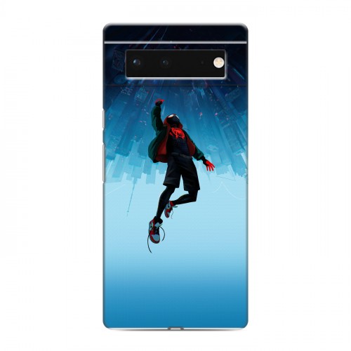Дизайнерский силиконовый с усиленными углами чехол для Google Pixel 6 Человек-паук : Через вселенные