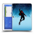 Дизайнерский силиконовый чехол для Samsung Galaxy Tab 4 10.1 Человек-паук : Через вселенные