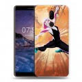 Дизайнерский пластиковый чехол для Nokia 7 Plus Человек-паук : Через вселенные