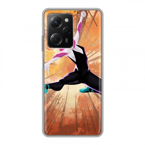 Дизайнерский силиконовый чехол для Xiaomi Poco X5 Pro Человек-паук : Через вселенные