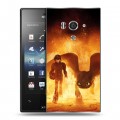 Дизайнерский пластиковый чехол для Sony Xperia acro S Как приручить дракона 3