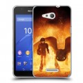 Дизайнерский пластиковый чехол для Sony Xperia E4g Как приручить дракона 3