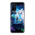 Дизайнерский силиконовый с усиленными углами чехол для OPPO A55 Как приручить дракона 3