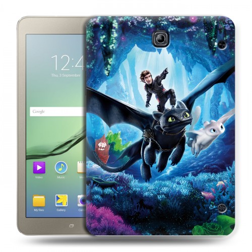 Дизайнерский силиконовый чехол для Samsung Galaxy Tab S2 8.0 Как приручить дракона 3