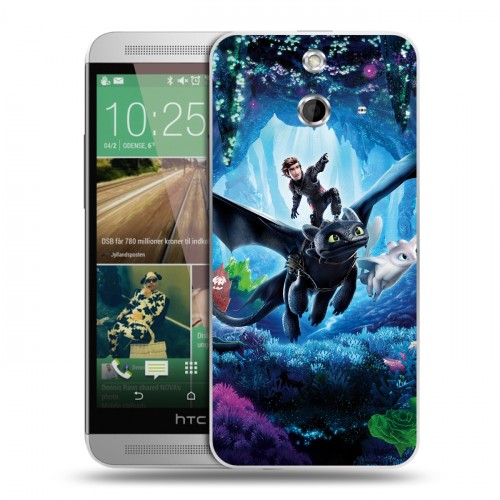 Дизайнерский пластиковый чехол для HTC One E8 Как приручить дракона 3