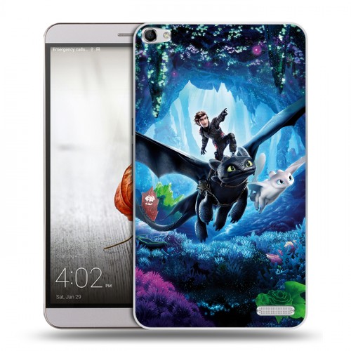 Дизайнерский пластиковый чехол для Huawei MediaPad X2 Как приручить дракона 3