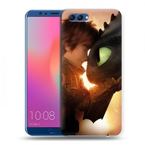 Дизайнерский пластиковый чехол для Huawei Honor View 10 Как приручить дракона 3