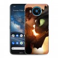 Дизайнерский силиконовый чехол для Nokia 8.3 Как приручить дракона 3