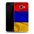 Дизайнерский пластиковый чехол для Samsung Galaxy C5 Флаг Армении